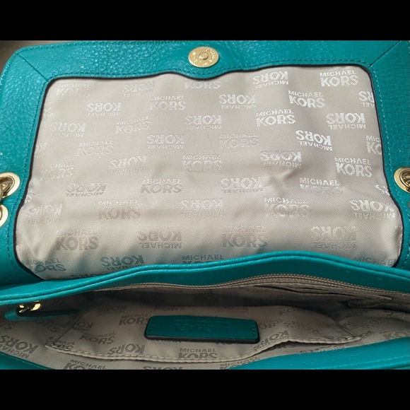 Michael kors teal purse - Picture 3 of 5